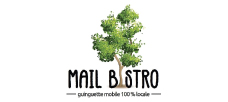 Logotype de Mail Bistro, guinguette mobile à Chemillé (49)