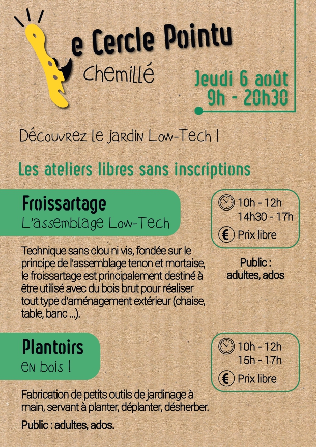 ateliers froissartage et plantoirs